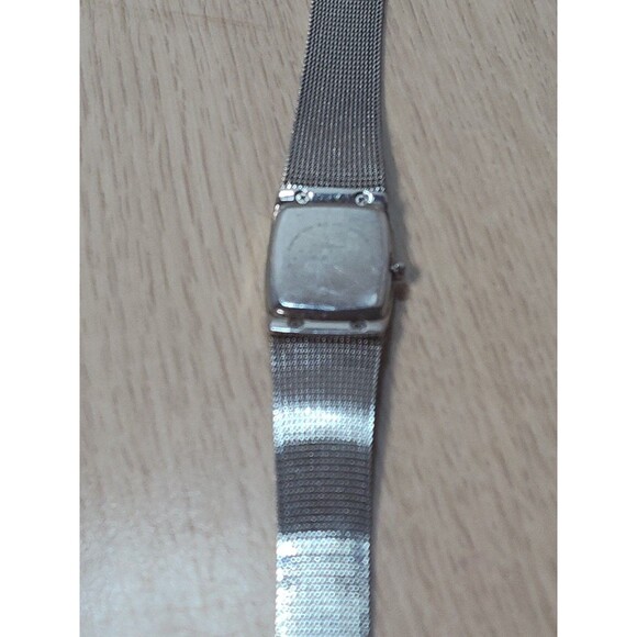 Skagen Platinum Plated Black Dial 19mm Women\'s  Bracelet Watch